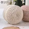 Flor barroca hilo de cáñamo suéter de punto de verano chal hilo de lino tipo pastel hilo degradado para manta ovillo de hilo para manualidades