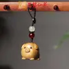 Sândalo Dourado Nova Versão dos Doze Signos do Zodíaco Pingente para Celular Pingente de Madeira para Bolsa Chaveiro Argola Lembrancinha