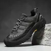Zapatos de senderismo para hombre de gran tamaño transfronterizos para exteriores, nuevos zapatos deportivos casuales de otoño, puntera cerrada, suela gruesa, antideslizantes, zapatos de trekking todoterreno