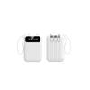 Mini Power Bank al por mayor con certificación 3C, gran capacidad de 20000 mAh, power bank portátil con cable, logo personalizado