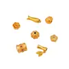 Accesorios Chapados en Oro DIY Pulsera de Cuentas Estrella de Cinco Puntas Hueca Cuentas Espaciadoras Materiales para Manualidades Accesorios para Pulseras