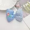 Tela Nueva de Primavera y Verano Bordado Flores Moño DIY Joyería Funda para Teléfono Móvil Zapatos Calcetines Ropa Accesorios Semi-Terminados