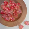 Estilo Antigo Bicolor Carimbado a Ouro Flor Irregular de Três Pétalas Feita à Mão DIY Presilha de Cabelo Estilo Antigo Grampo de Cabelo Acessórios de Joias com Contas