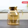 Casa Conjunto de Bule de Água Fria de Vidro Borossilicato de Alto Teor Bule de Água Fria de Grande Capacidade Bule de Chá Vidro Jarra de Suco Cold Brew