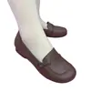 Mocasines sin cordones para mujer para madres, modelo de otoño 06, suela blanda, antideslizantes, cómodos para mediana edad y personas mayores, zapatos planos