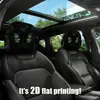 Funda para reposacabezas de coche con diseño de cachorro animal, funda de asiento a prueba de polvo, estilo lindo, almohada de coche, almohada para el cuello