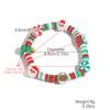 Explosiones Transfronterizas Europeo y Americano Amazon Joyería Navideña Pulsera Copo de Nieve Cristal Cuentas Pulsera Navideña para Mujer traje