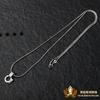 Cadena de Buda tailandesa metal redonda cadena de hueso de serpiente oro plata hebilla de cierre rápido color diamante micro retención hebilla universal conveniente