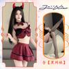 Ropa Interior Sexy Noche Dorada Uniforme de Estudiante Tentación Oscura Inglaterra Sexy Deseo Puro qqny Tentación Estilo Universitario Bata de Guerra