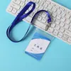 Porta-credencial de Plástico Suave Transparente Impermeable, Hecho a Medida para Tarjetas de Acceso a Exposiciones, Porta-credencial de Empleado con Cordón, Personalización de Película Suave