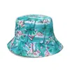 Estilo Rojo Sombrero de Pescador Coreano Estilo Dulce Tropical Piña Flamenco Sombrero de Cuenca Sombrero de Sol de Playa para Mujeres Verano