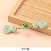 Hebilla Cheongsam Alambre Dorado Enrollado Satén Cristal Calabaza Hebilla Botones Dinastía Han China Botones de Ropa Hebilla Decorativa Accesorios