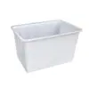 Tanque de água de plástico para tendões espessado, barril retangular de grande capacidade para armazenamento de água, caixa para piscicultura com drenagem, caixa de reprodução, bacia de tendões
