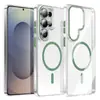 Case Magnético Samsung S26U Venda Quente Transfronteiriça S25 Case de Telefone Texturizado PC Puro Alta Transparência Capa Protetora Atacado
