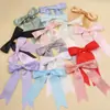 Accesorio para el cabello con lazo grande de poliéster atado a mano para ropa, accesorio para el cabello JK Lolita, pinza para el cabello dulce para niños