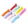Pinza para el Cabello de Cinta de 3.5/4.7cm Cobertura Total Color Caramelo Pinza de Pato de Doble Punta Pasador Hecho a Mano DIY Accesorio para el Cabello Pinza Base Venta al por Mayor