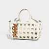 Fábrica de Origen 2026 Primavera/Verano Nuevo Diseño Tejido Hueco Bolso Cuadrado Pequeño de Nicho de Mano Hombro Cruzado Bolso para Mujer