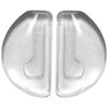 Almohadilla Nasal para Gafas Silicona Suave Cómoda Cubierta Transparente Semicírculo Forma D Almohadilla Nasal en Línea Accesorios para Presbicia Miopía