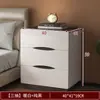 Mesita de Noche Nórdica para Uso Doméstico, Simple Mesita de Noche y Gabinete de Almacenamiento con Cajón al Pie de la Cama, Mini Gabinete de Almacenamiento, Gabinete de Mesita de Noche para Dormitorio Pequeño