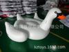 Ventas Directas de Fábrica Ins Venta Caliente 190cm Cisne Blanco Inflable Fila Flotante Montura Acuática para Adultos Cama Flotante