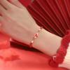 Pulsera de Koi del Palacio Imperial Diseño de Nicho Femenino Estilo Chino Cuerda Roja Tejida Nuevo Artículo Verano 2023 Cuerda de Mano