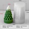 Molde para Árbol de Navidad Transfronterizo DIY Molde para Tazas de Cera Mini Vela Hecha a Mano Decoración Navideña Adornos Molde de Aromaterapia