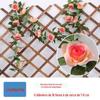 Simulação Rosa Videira Casamento Fake Flor Decorativa Vine Flor Parede Suspensa Flor Ar Condicionado Duto Feio Teto Decorativo Videira