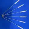 Cepillo para Pajillas de 200 mm Cepillo de Acero Inoxidable Boquilla Tubo Embudo Biberón Tetina Taza Limpiadora Cepillo para Tubos de Ensayo