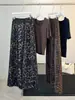 Pantalones Anchos de Estampado de Leopardo Vintage para Mujer, Nuevo Estilo Delgado de Verano, Estilo Perezoso, Corte Holgado, Versátiles, Rectos Adelgazantes, Casuales, Largos, Modernos