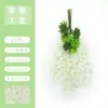 Venta al por mayor de fábrica flor artificial de glicinia decoración de boda flor artificial flor de haba arco pasillo techo cifrado comercio exterior transfronterizo