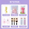 Peine Amazon transfronterizo de dientes anchos, recto y rizado, de colores, nueva herramienta para peinar el cabello, peine de masaje de dientes anchos sin mango