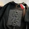 220g Camiseta de Verano Colorida Pareja de Gatos Camiseta para Hombre Blanca Negra Gris Holgada