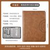 Carpeta Multifuncional Personalizada con Carga Inalámbrica, Cuaderno con Calculadora, Power Bank de Negocios A4, Carpeta Organizadora de Hojas Sueltas