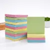 Notas Adhesivas de Color Sólido 100 Etiquetas Engrosadas Pegatinas de Información Estudiantil Pegatinas Marcadores de Página Recordatorio de Reunión de Oficina Pegatinas Cálidas
