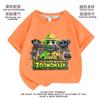 Accesorios de Ropa Infantil Zoo Anormal Camiseta de Verano de Manga Corta para Niños Algodón Estudiante Moda de Verano Tendencia 8