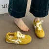 Zapatillas de Entrenamiento Alemanas para Mujer Primavera 2026 Nuevas Zapatillas Casuales de Suela Suave, Zapatos Blancos Ligeros Retro Súper Populares