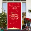 Cubierta de Puerta de Navidad Nueva Transfronteriza Colgante de Puerta Decoración de Puerta Personalizada Diseño de Escena Festiva Suministros de Navidad Personalización
