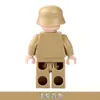 Bloques de construcción militares de la Segunda Guerra Mundial transfronterizos minifiguras de terceros soldados franceses partículas pequeñas juguetes educativos ensamblables para niños al por mayor