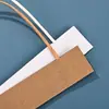 Cuerda de papel Kraft multicolor para asa al por mayor para ropa, regalos, empaque de té, cuerda para bolsa de compras, cuerda para asa, múltiples especificaciones
