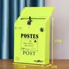 Buzón de Ornamentos de Pie Estilo Europeo, Buzón de Sugerencias, Buzón de Cartas de Sugerencias, Buzón Vertical de Quejas, Hierro Vintage