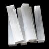 Marrocos Gesso Acrílico Placa de Gesso Branco Fosco Cristal Semi-permeável Gesso em Bastão Cristal de Quartzo Natural Espécime Mineral Ornamentos Atacado