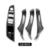 Adecuado para BMW Serie 5 Manija de Puerta Juego de Cuatro Piezas, Manija de Puerta Serie 5, Reposabrazos de Puerta Interior Serie 5 Conducción Derecha, Manija Exterior