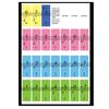 Pegatina para teclado de piano, rollo de órgano electrónico de 88 teclas y 61 teclas, pegatina para teclas de piano