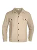 Chaqueta Transfronteriza Europea y Americana para Nuevos Viajeros Comercio Exterior Primavera y Otoño Casual Jacquard Cuadro Pequeño Tejido Suelto Camisa de Trabajo para Hombre