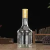 Botella de Vidrio Transparente Engrosado para Licores al por Mayor Paquete de 0.5 kg 500 ml Botella Sellada para Licores Caseros Botella de Vino de Burbujas