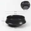 Recipiente para Flores, Plato Redondo, Recipiente Estilo Japonés, Maceta, Jarrón de Cerámica Estilo Chino para Arreglo Floral, Pieza Decorativa, Plato para Flores Ikebana