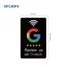 Tarjeta de reseñas de Google NFC, tarjeta de reseñas de redes sociales con sensor para teléfono móvil, tarjeta de reseñas de restaurantes de Google, al por mayor en stock