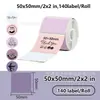 Papel de Etiqueta Redonda Autoadhesivo para Fabricante 50mm Colorido Ciclo Adecuado para Papel de Impresión Térmica Phomemo M220