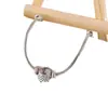 Distrito Lu nuevo cadena de cola de amor de florete chapado en cobre pulsera de circonita incrustada de moda joyería simple fabricantes distribución al por mayor