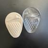 Nova Almofada de Silicone para Antepé Pontilhada Invisível Antiderrapante Meio Tamanho Palmilhas para Sapatos de Salto Alto Sandálias Almofada de Antepé Almofada Metatarsal